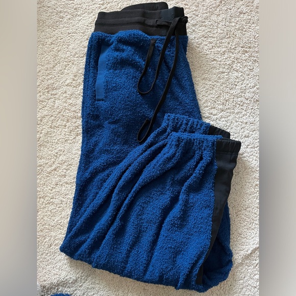 NWT Free People FP Movement Women's Cuddle Up Pants in Prep School Blue - Picture 5 of 7